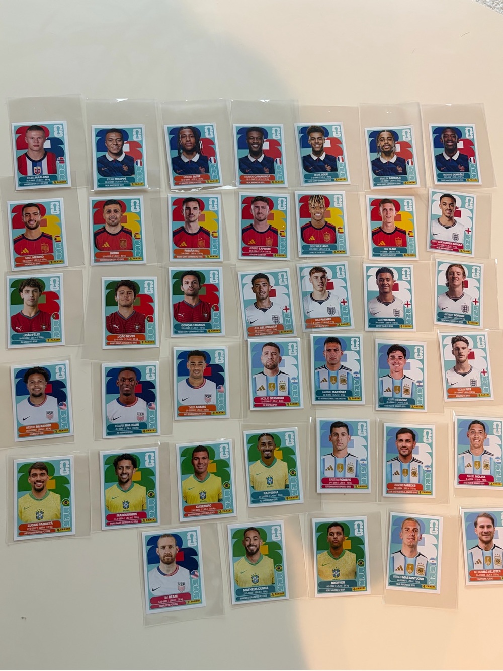 Panini FIFA World Cup Key Players Stickers